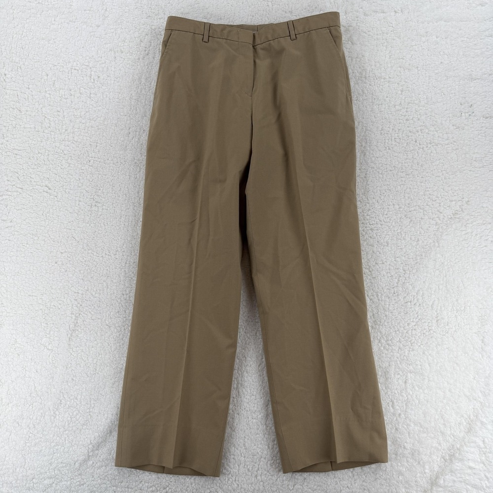 Army Dress Pants Mens 30x28 Wool Blend Made USA Work Slacks Tan Career Office